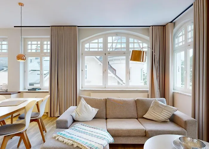 아파트 Fewo Direkt Am Strand Mit Meerblick, Villa Sirene, Binz 빈츠